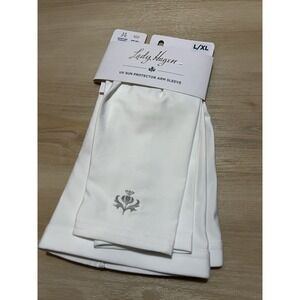 New Lady Hagen Women's Sun UV UPF 50+ Protector Arm Sleeves Large/XL White